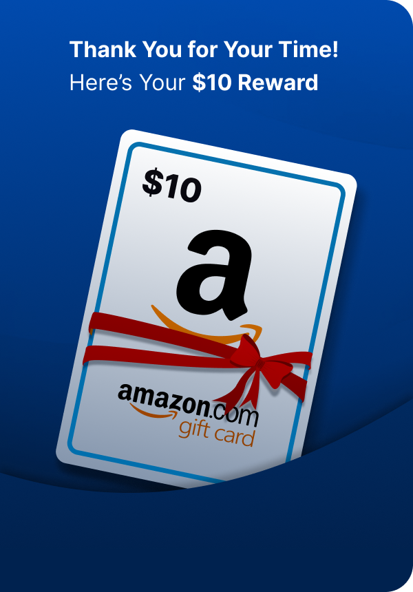 $10 Amazon gift card.